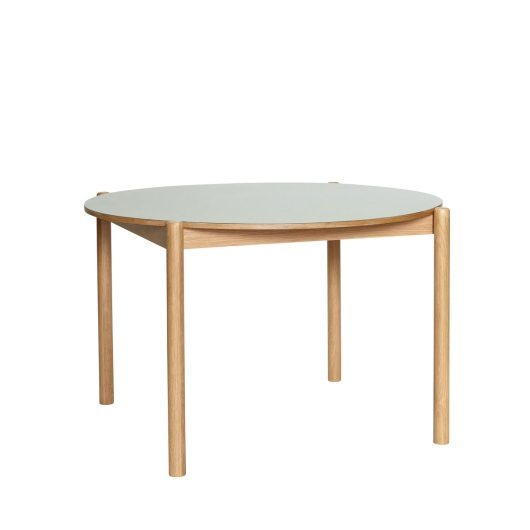 Hubsch Oblique tafel rond grijs - 882036
