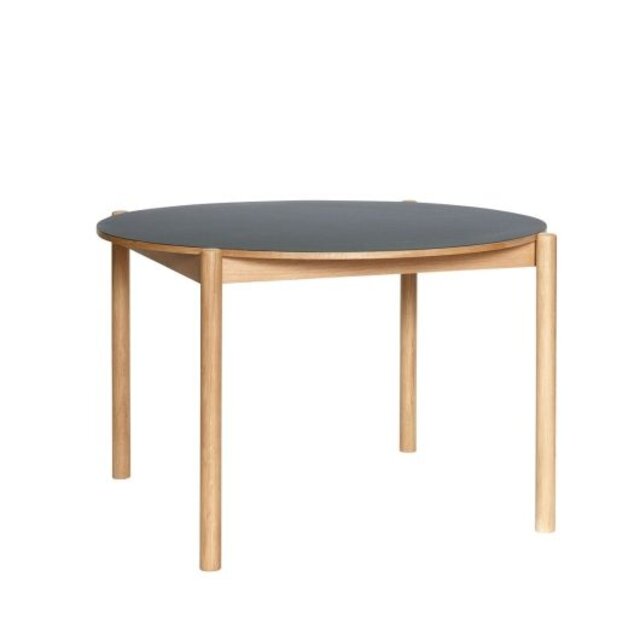 Hubsch Oblique tafel rond zwart - 882038 Hubsch Oblique tafel rond zwart - 882038