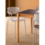 Hubsch Table oblique noire - 882041 Hubsch Table oblique noire - 882041