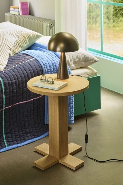 Hubsch Mush bordslampa mini i polerad mässing - 962056