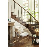 Hubsch Haze Loungesessel grau/natur - 021126