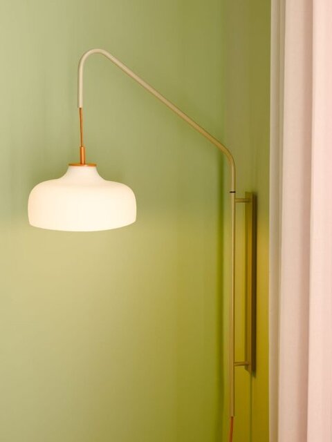 Hubsch Nuvarande vägglampa sandfärgad - 962101