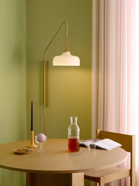 Hubsch Current wandlamp light sand - 962101 Hubsch Current wandlamp light sand - 962101