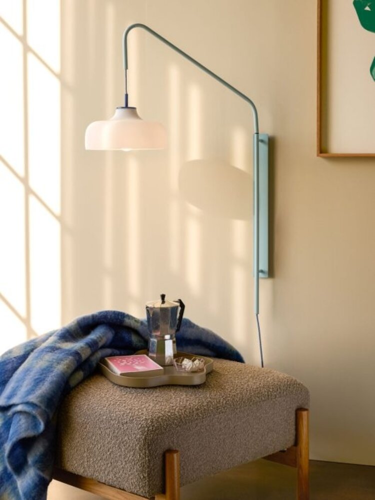 Hubsch Current wandlamp light blue - 962102 Hubsch Current wandlamp light blue - 962102