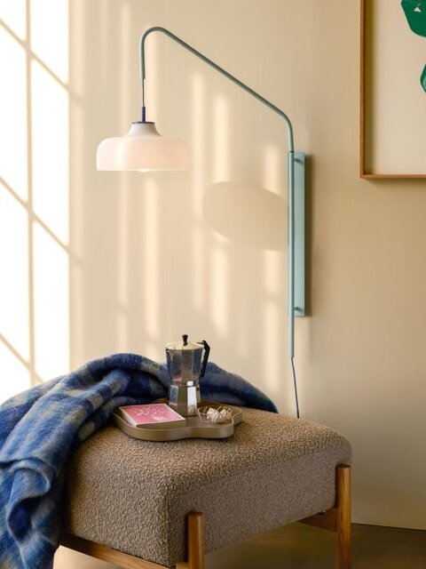 Hubsch Nåværende vegglampe lys blå - 962102 Hubsch Nåværende vegglampe lys blå - 962102