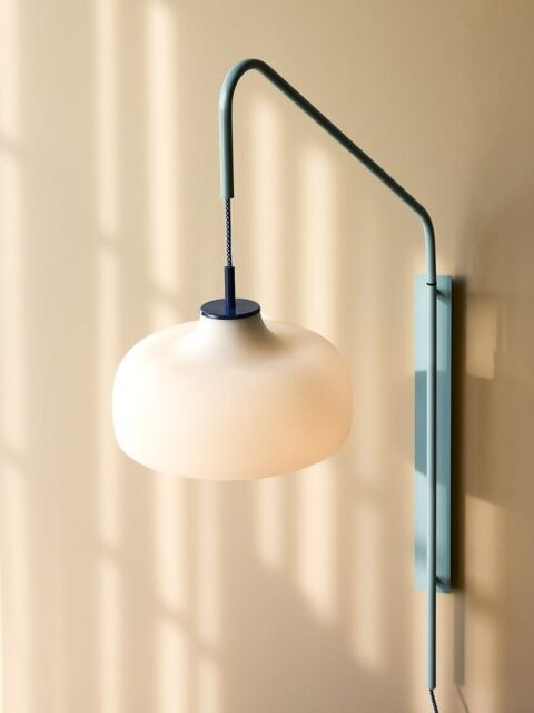 Hubsch Nuvarande vägglampa ljusblå - 962102