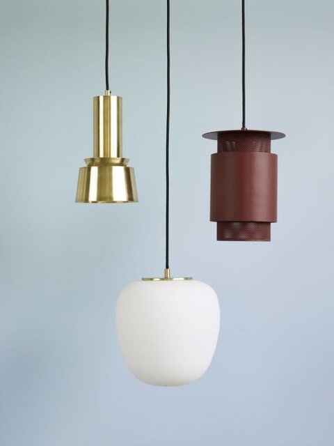 Hubsch Muse pendellampa Ø25cm vit - 961923