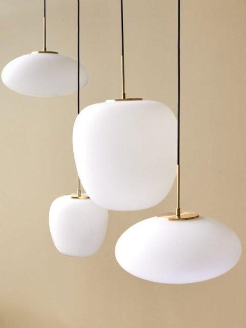 Hubsch Muse pendellampa Ø25cm vit - 961923