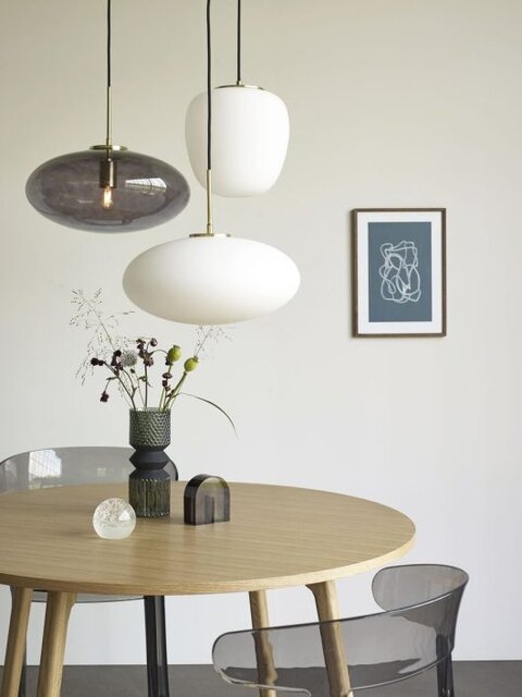 Hubsch Muse pendellampa Ø25cm vit - 961923