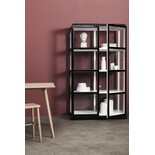 Hubsch Display kast zwart/wit - 880251