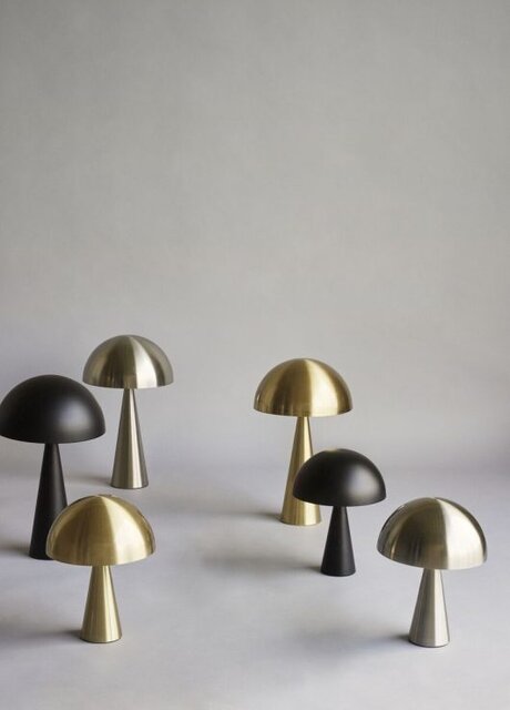 Hubsch Mush bordlampe høy nikkel - 991108