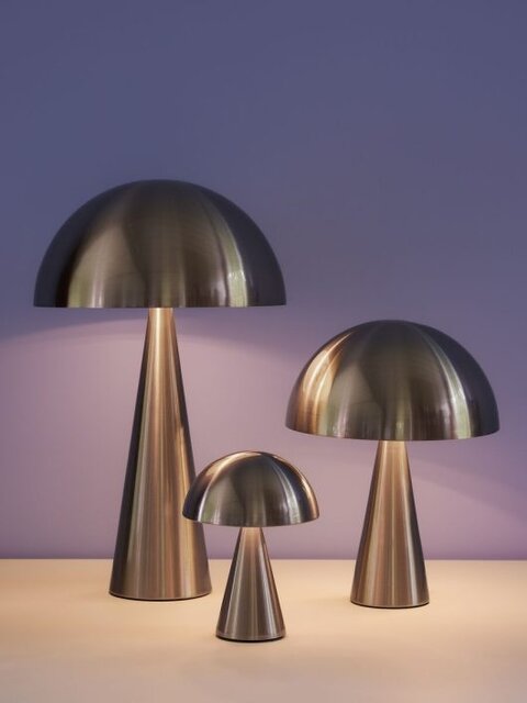 Hubsch Mush bordlampe høy nikkel - 991108