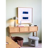 Hubsch Lampe de table Mush haute nickel - 991108 Hubsch Lampe de table Mush haute nickel - 991108