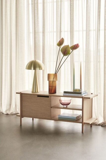 Hubsch Mush table lamp tall brass - 990714 Hubsch Mush table lamp tall brass - 990714