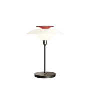 Louis Poulsen PH 80 portable table lamp opal white/high luster chrome plated - 5744172325 Louis Poulsen PH 80 portable table lamp opal white/high luster chrome plated - 5744172325