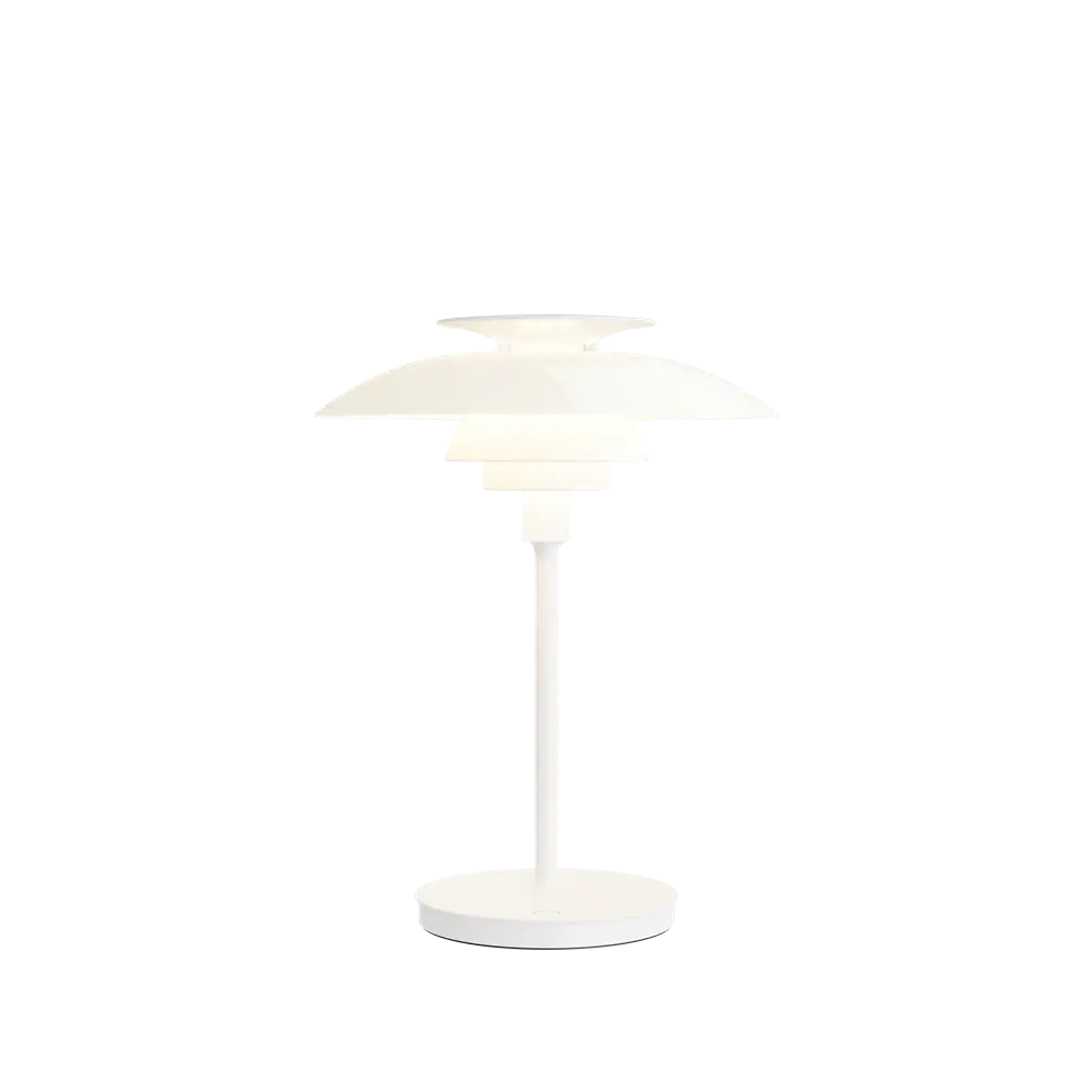 Louis Poulsen PH 80 portable table lamp opal white/white - 5744172338 Louis Poulsen PH 80 portable table lamp opal white/white - 5744172338