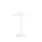 Louis Poulsen Lampada da tavolo portatile PH 80 bianco opale/bianco - 5744172338 Louis Poulsen Lampada da tavolo portatile PH 80 bianco opale/bianco - 5744172338