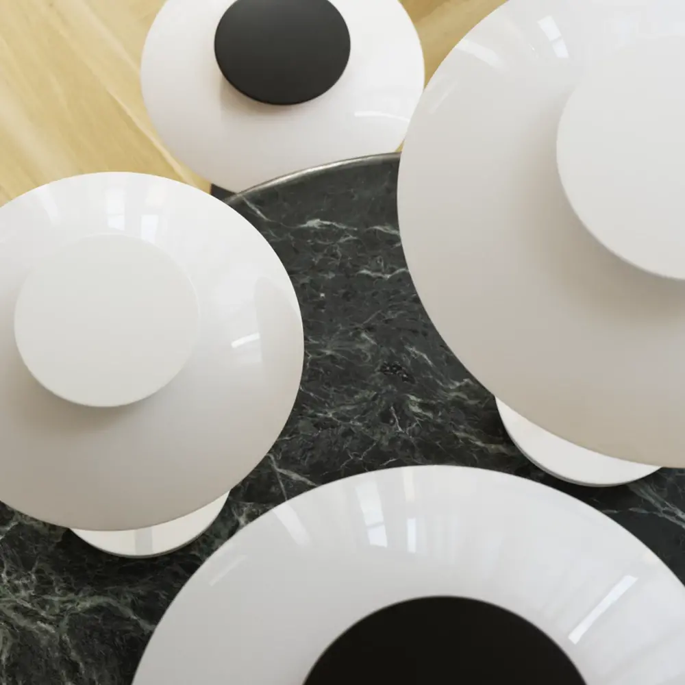 Louis Poulsen PH 80 bordlampe opal hvid/hvid - 5744172257 Louis Poulsen PH 80 bordlampe opal hvid/hvid - 5744172257