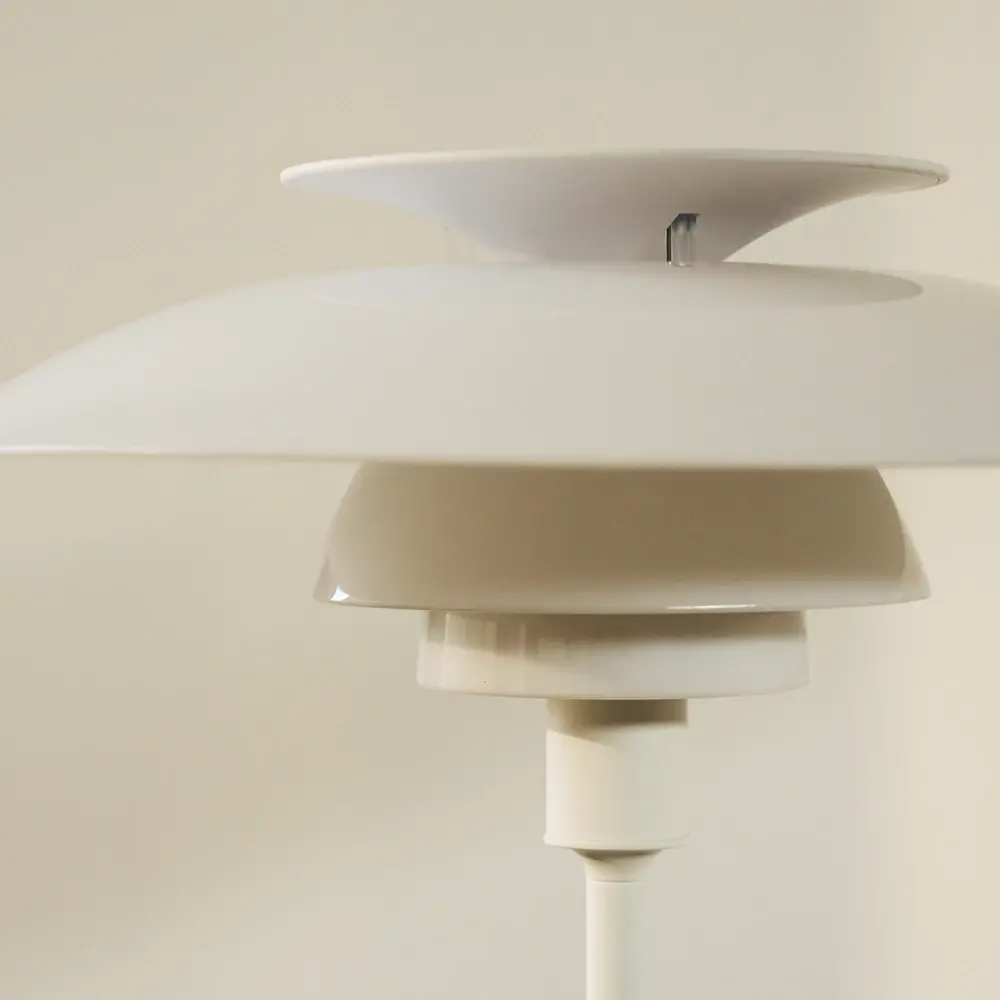 Louis Poulsen PH 80 bordlampe opal hvid/hvid - 5744172257 Louis Poulsen PH 80 bordlampe opal hvid/hvid - 5744172257