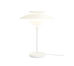 Louis Poulsen PH 80 bordlampe opal hvid/hvid Louis Poulsen PH 80 bordlampe opal hvid/hvid