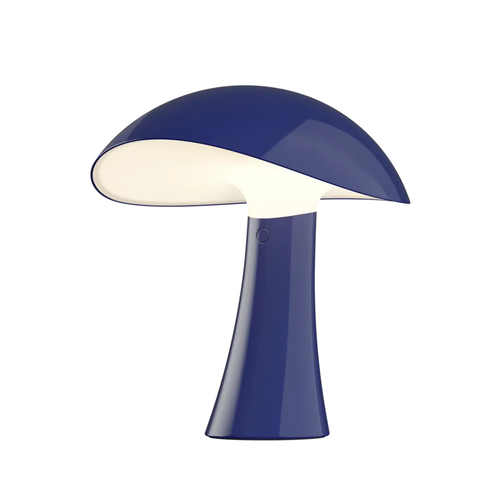 Rumee Building Lámpara de mesa portátil Louis Poulsen Rumee 220 azul noche - LIVING ...