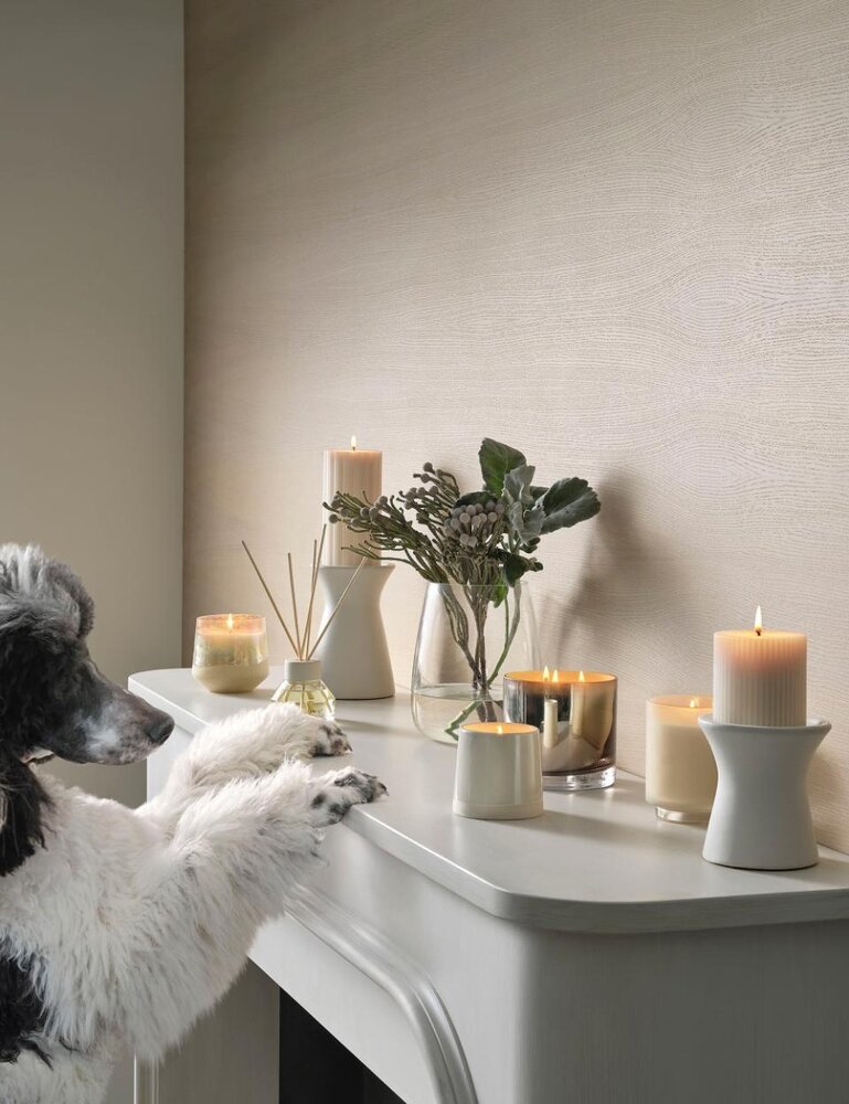 Illume Vintervitt statementljus vitt - 4626133300