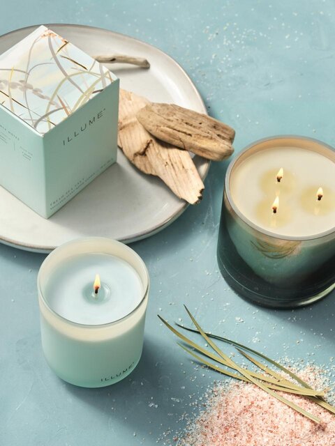 Illume Bougie parfumée au sel de mer frais bleu - 4626134100
