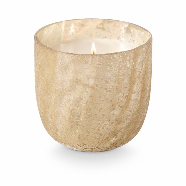 Illume Winter white crackle kaars wit - 4628433300