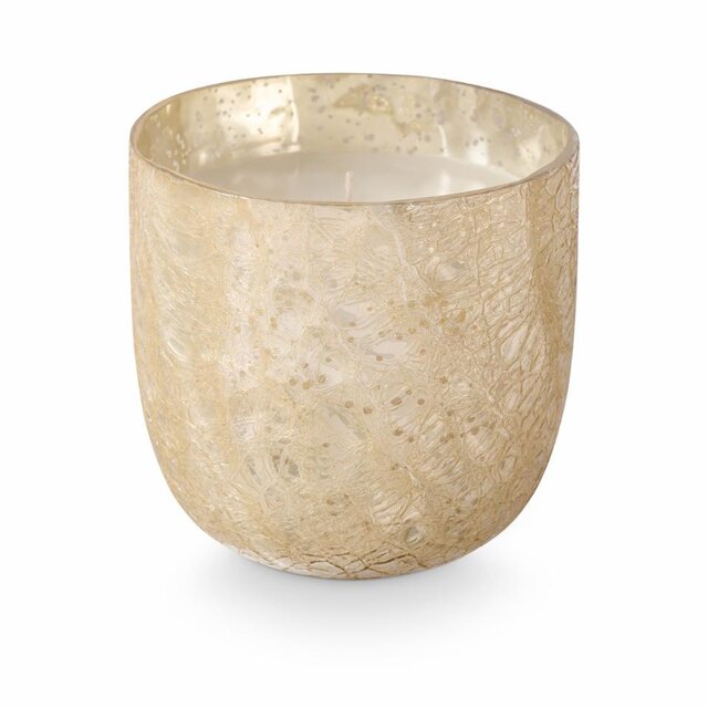 Illume Winter white crackle kaars wit - 4628433300