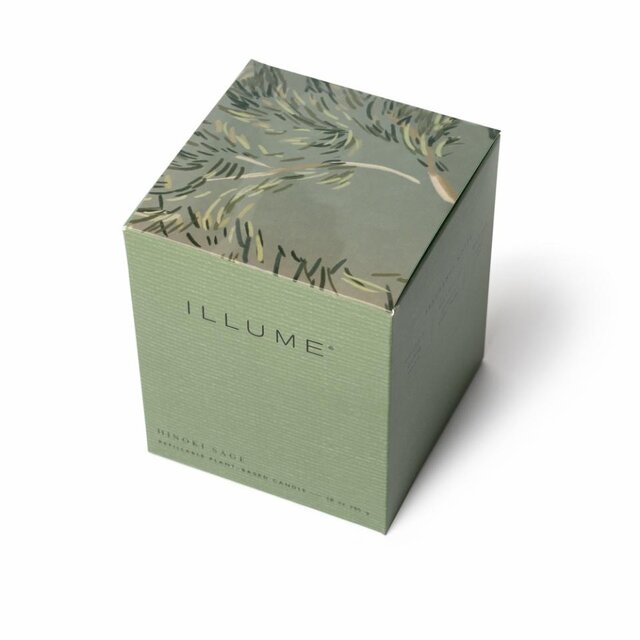 Illume Hinoki sage box kaars groen - 4537500300