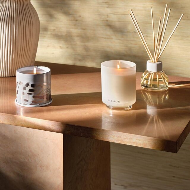 Illume Driftwood box kaars wit - 4537500500