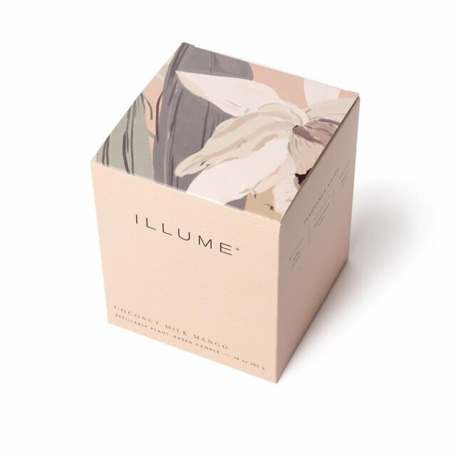 Illume Coconut milk mango box kaars roze - 4537505100