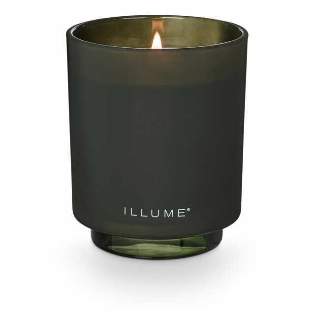 Illume Balsam & cedar box kaars groen - 4537507200