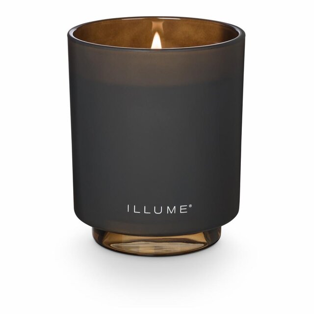 Illume Woodfire box kaars bruin - 4537511900