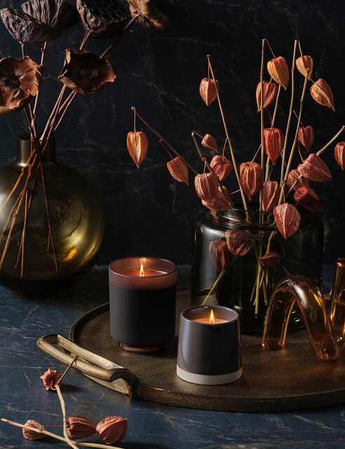 Illume Woodfire box candle brown - 4537511900
