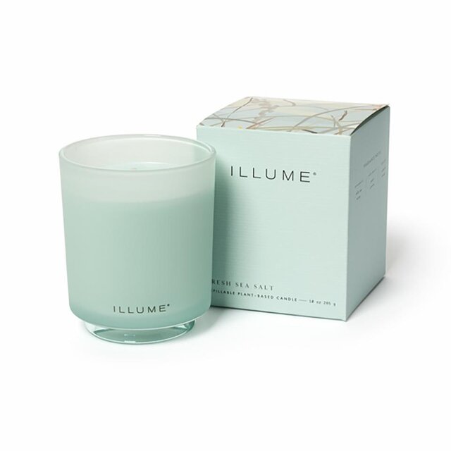 Illume Fresh sea salt box kaars blauw - 4537534100