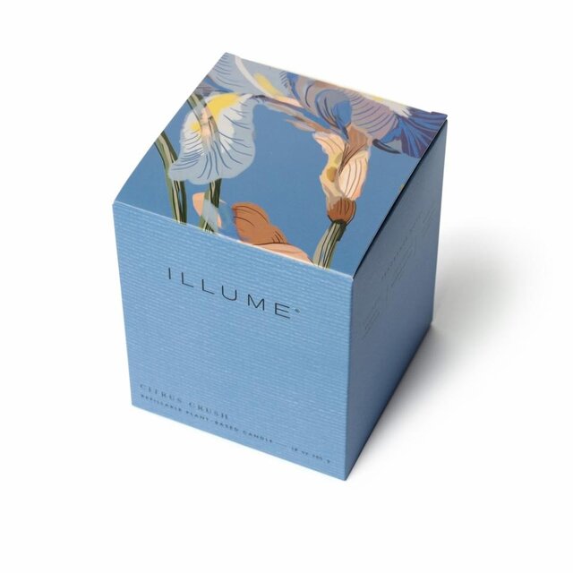 Illume Citrus crush box kaars blauw - 4537534300