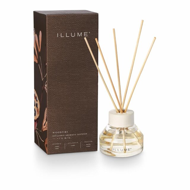 Illume Woodfire scent diffuser bruin - 4536311900