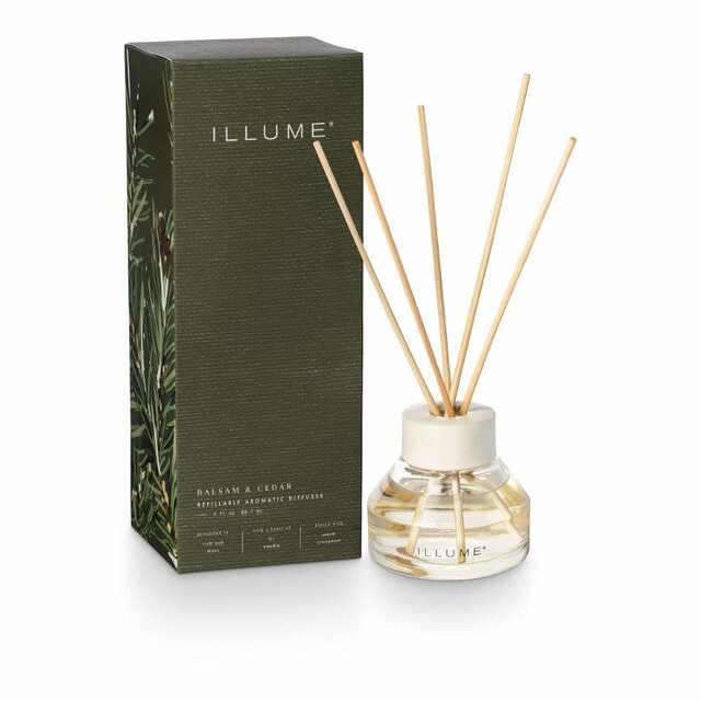 Illume Doftdiffusor med balsam och cederträ Grön - 4536307200