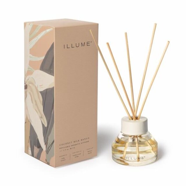 Illume Coconut milk mango scent diffuser roze - 4536305100