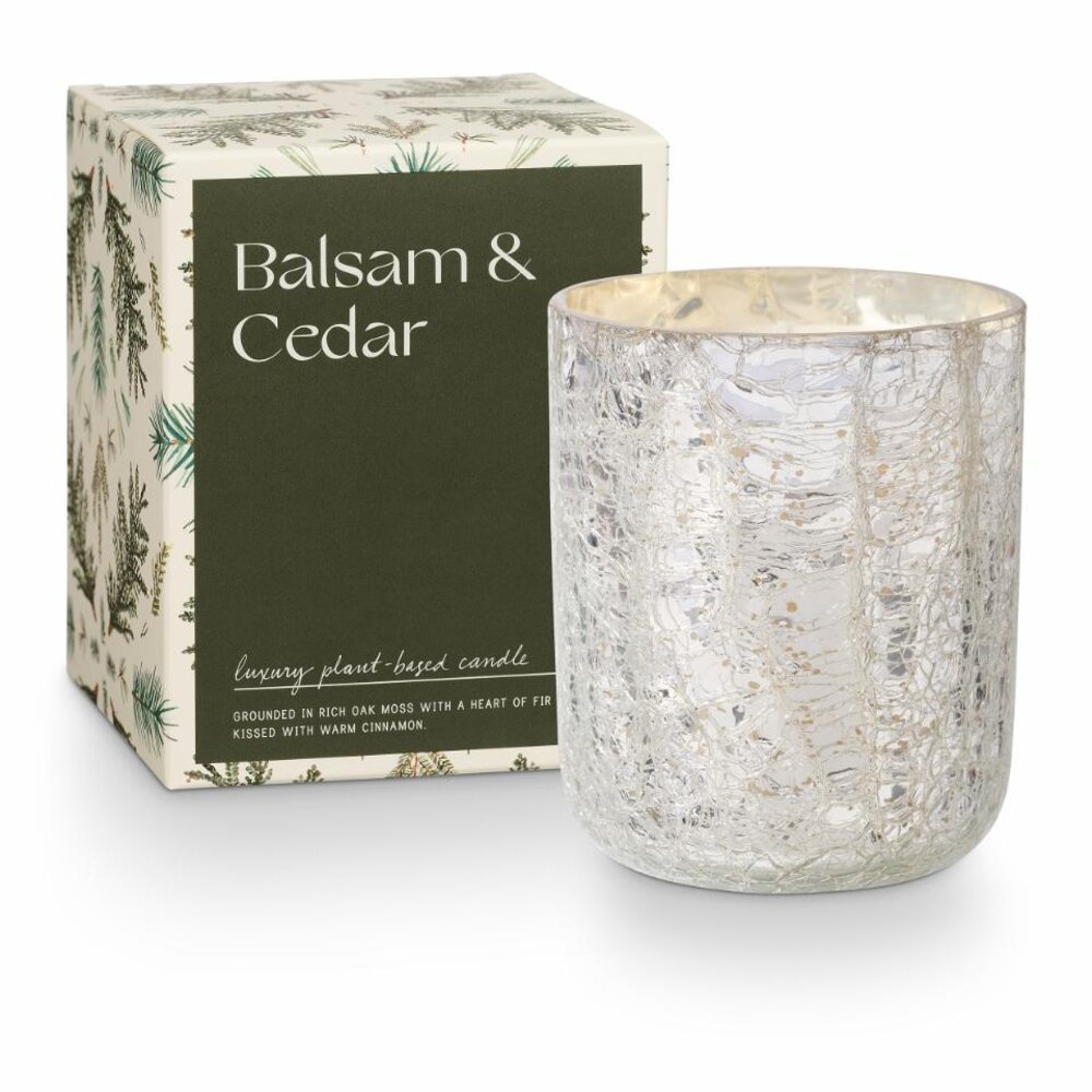 Illume Balsam & cedar crackle candle - 4628007200 Illume Balsam & cedar crackle candle - 4628007200