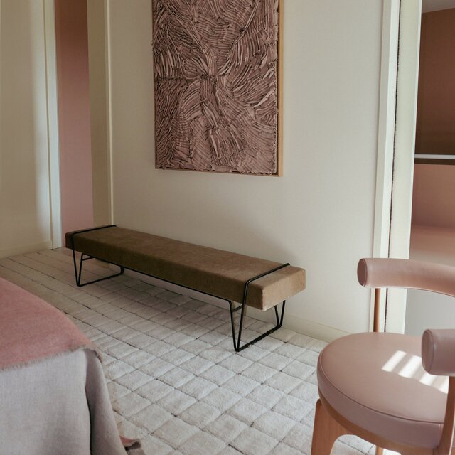 Lorena Canals Tapis mosaïque en laine naturelle 170x240cm Lorena Canals Tapis mosaïque en laine naturelle 170x240cm