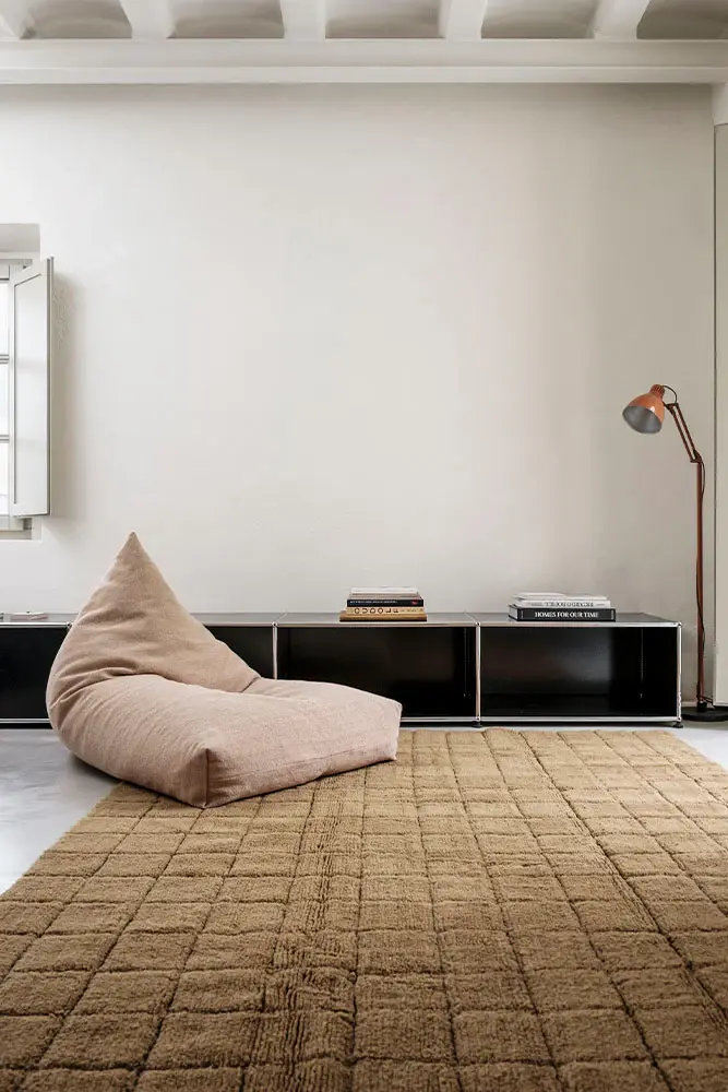 Lorena Canals Mosaic vloerkleed wol ochre 170x240cm Lorena Canals Mosaic vloerkleed wol ochre 170x240cm