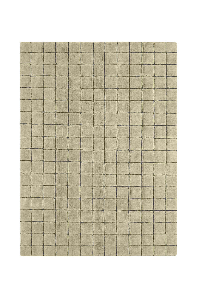 Lorena Canals Mosaic rug wool moss 170x240cm Lorena Canals Mosaic rug wool moss 170x240cm