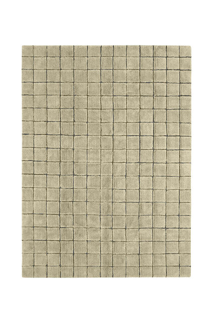 Lorena Canals Mosaic rug wool moss 170x240cm Lorena Canals Mosaic rug wool moss 170x240cm