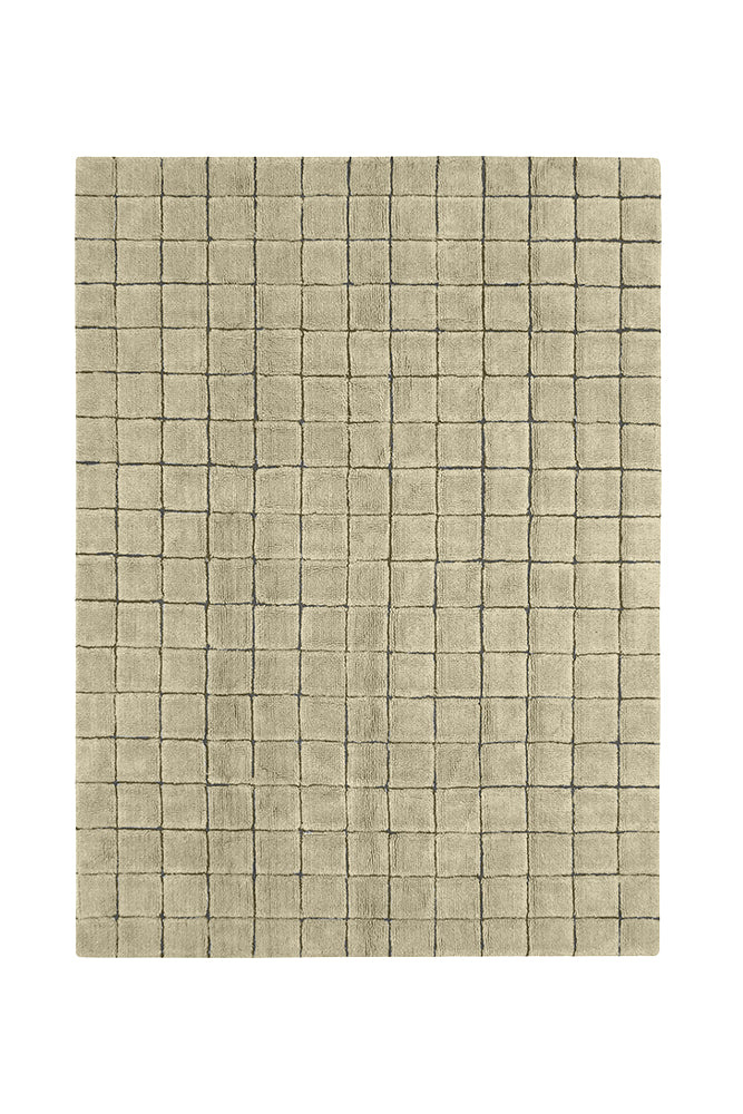 Lorena Canals Mosaic vloerkleed wol moss 230x300cm
