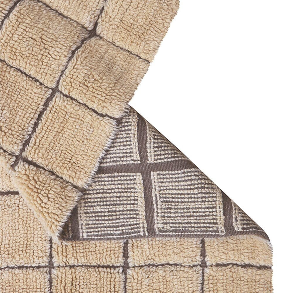 Lorena Canals Mosaic vloerkleed wol amber 170x240cm Lorena Canals Mosaic vloerkleed wol amber 170x240cm