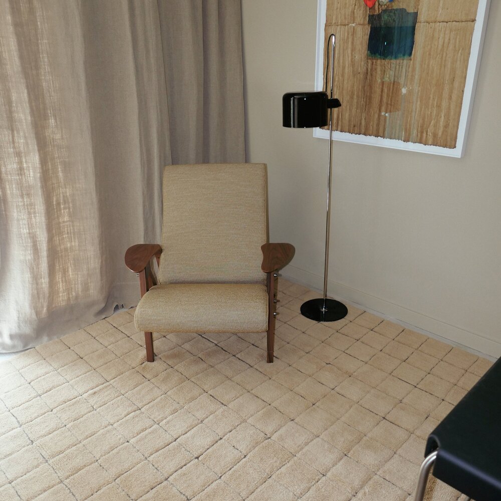 Lorena Canals Mosaic rug wool amber 230x300cm Lorena Canals Mosaic rug wool amber 230x300cm