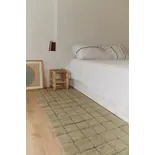 Lorena Canals Mosaic rug wool moss 80x230cm