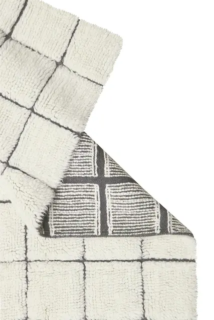 Lorena Canals Tappeto in lana a mosaico naturale 80x230cm